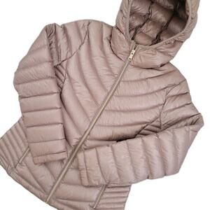 Calvin Klein Small Hooded Premium Packable Down Puffer Coat 7°F Warmth Factor